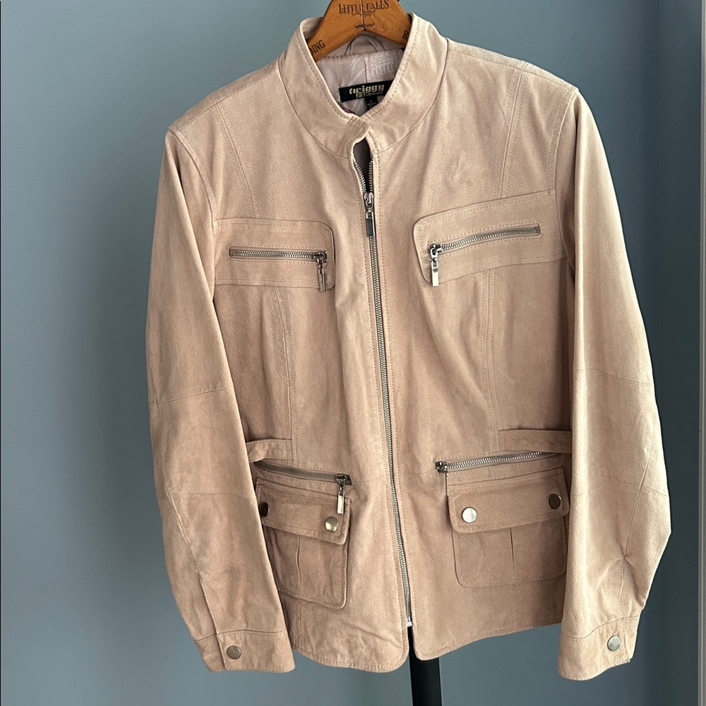 Genuine Suede Bomber Jacket